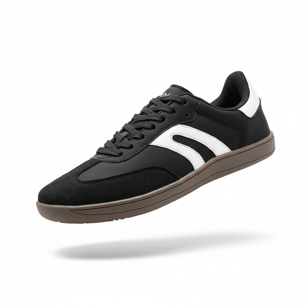 Mason Striped Leather Sneakers