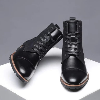 Parker Two Tone Leather Boots