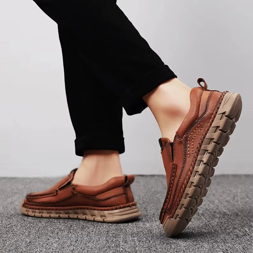 Miles Genuine Leather Slip On
