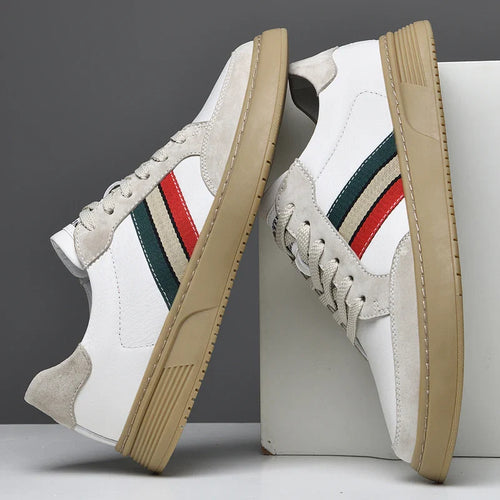 Fulton Stripe Leather Sneakers