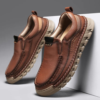 Miles Genuine Leather Slip On